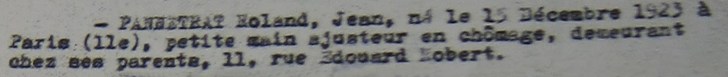 Photographie de Roland PANNETRAT